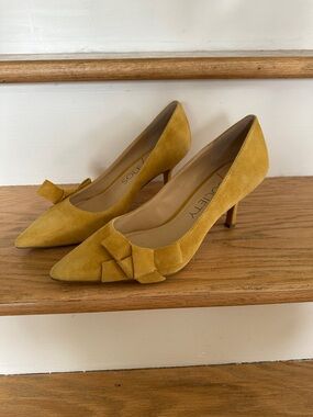 Suede Pointy Toe Heels